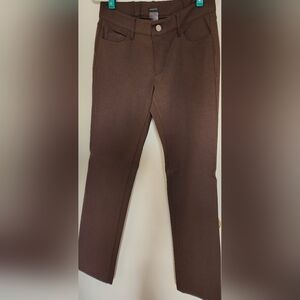 Ann Taylor Chocolate Brown Ponti Hip Pants